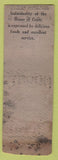 Matchbook Cover - House of Crane Oakland CA DQ