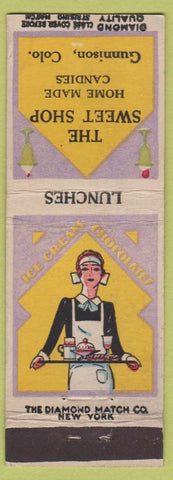 Matchbook Cover - Sweet Shop Gunnison Colorado deco girlie DQ