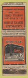 Matchbook Cover - Exide Batteries George's oil gas Rockville Centre DQ WORN