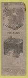 Matchbook Cover - Exide Batteries George's oil gas Rockville Centre DQ WORN