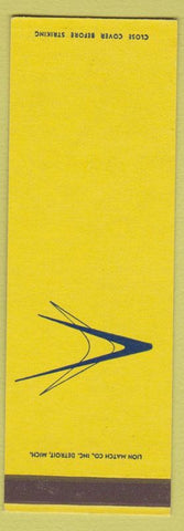 Matchbook Cover - Lion Match Logo SAMPLE