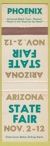 Matchbook Cover - Arizona State Fair Phoenix AZ 1950's