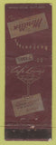 Matchbook Cover - Morillon Restaurant Brooklyn NY WORN