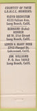 Matchbook Cover - Brown Bigelow Pinup Stardust Las Vegas NV Fresno CA AMCAL
