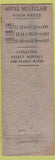 Matchbook Cover - Hotel Montclair New York City WORN