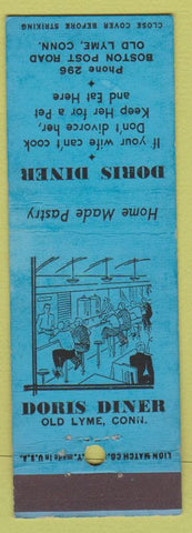 Matchbook Cover - Doris Diner Old Lyme CT