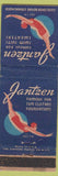 Matchbook Cover - Jantzen Swimsuits girlie WEAR