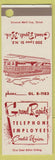 Matchbook Cover - Grand Rapids Telephone Credit Union MI SAMPLE