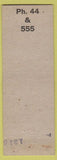 Matchbook Cover - Yellow Cab Taxi Adrian MI low phone #
