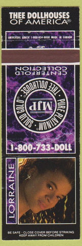 Matchbook Cover - Dollhouse Strip Clubs Lorraine chain girlie
