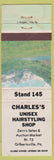 Matchbook Cover - Charle's Unisex Salon Gilbertsville PA WEAR