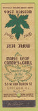 Matchbook Cover - Maple Leaf Candy Grill Chicago IL Albert Pick Lion