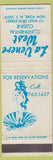 Matchbook Cover - La Venere West Restaurant New York City girlie WORN