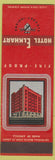 Matchbook Cover - Hotel Elkhart IN SAMPLE