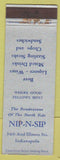 Matchbook Cover - Nip N Sip Indianapolis IN SAMPLE