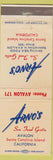 Matchbook Cover - Arno's Sea Food Grille Santa Catalina Island CA