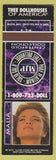 Matchbook Cover - Dollhouse Strip Clubs Malia chain girlie