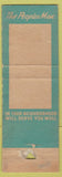 Matchbook Cover - Peoples Life Insurance Chestertown MD low phone #