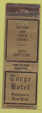 Matchbook Cover - Forge Hotel Salamanra NY WORN