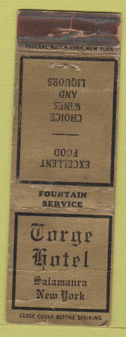 Matchbook Cover - Forge Hotel Salamanra NY WORN