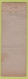 Matchbook Cover - Rogers Agency Insurance Real Estate Williamstown MA WORN