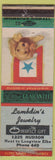 Matchbook Cover - Lambdin's Jewelry Longview low phone WORN