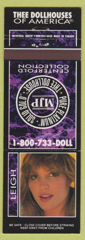 Matchbook Cover - Dollhouse Strip Clubs Leigh chain girlie