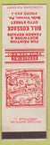 Matchbook Cover - Auto Paint Body Fender Belle Vernon PA Bill Kossack SAMPLE
