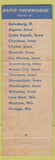 Matchbook Cover - Dakota City Hardware IA low phone #