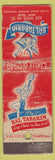 Matchbook Cover - Bal Tabarin New York City girlie POOR