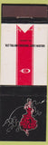 Matchbook Cover - Golden Light Matches girlie