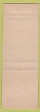 Matchbook Cover - Yellow Cab Taxi low phone # Cleveland TN