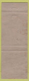 Matchbook Cover - Miller Lacs Motors Ford Milaca MN low phone # WEAR