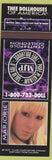 Matchbook Cover - Dollhouse Strip Clubs Marjorie chain girlie