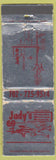 Matchbook Cover - Judy's Coyote Spring Ranch Bordello prostitution girlie NV