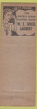 Matchbook Cover - Nassif's Drugs North Adams low phone # girlie back dairy