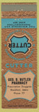 Matchbook Cover - Cutter Labs Drugs Blackfoot ID low phone #