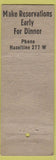 Matchbook Cover - Clover Club Denver Colorado WORN