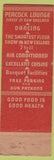 Matchbook Cover - The Lido Worcester MA Federal