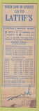 Matchbook Cover - Lattif Liquor Commissary