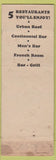Matchbook Cover - Hotel William Penn Pittsburgh PA WEAR