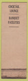 Matchbook Cover - Hall's Restaurant Naugatuck CT