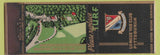 Matchbook Cover - Longue Vue Club Pittsburgh PA golf