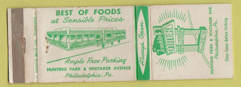 Matchbook Cover - Franklin Diner Philadelphia PA WEAR