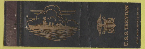 Matchbook Cover - USS Trenton Military