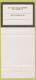 Matchbook Cover - Diamond Spurs Clinton Township MI girlie 30 Strike