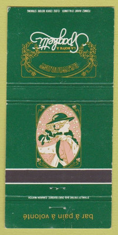 Matchbook Cover - LA Boite Spaghetti Restaurant girlie Montreal QC 30 Strike