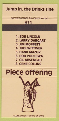 Matchbook Cover - Piece Offering girlie Match Club? 30 Strike