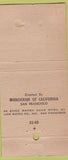 Matchbook Cover - Match Grins girlie raised bust WEAR 30 Stick