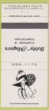 Matchbook Cover - Bobby Magee's Elk Grove Village IL girlie 30 Strike